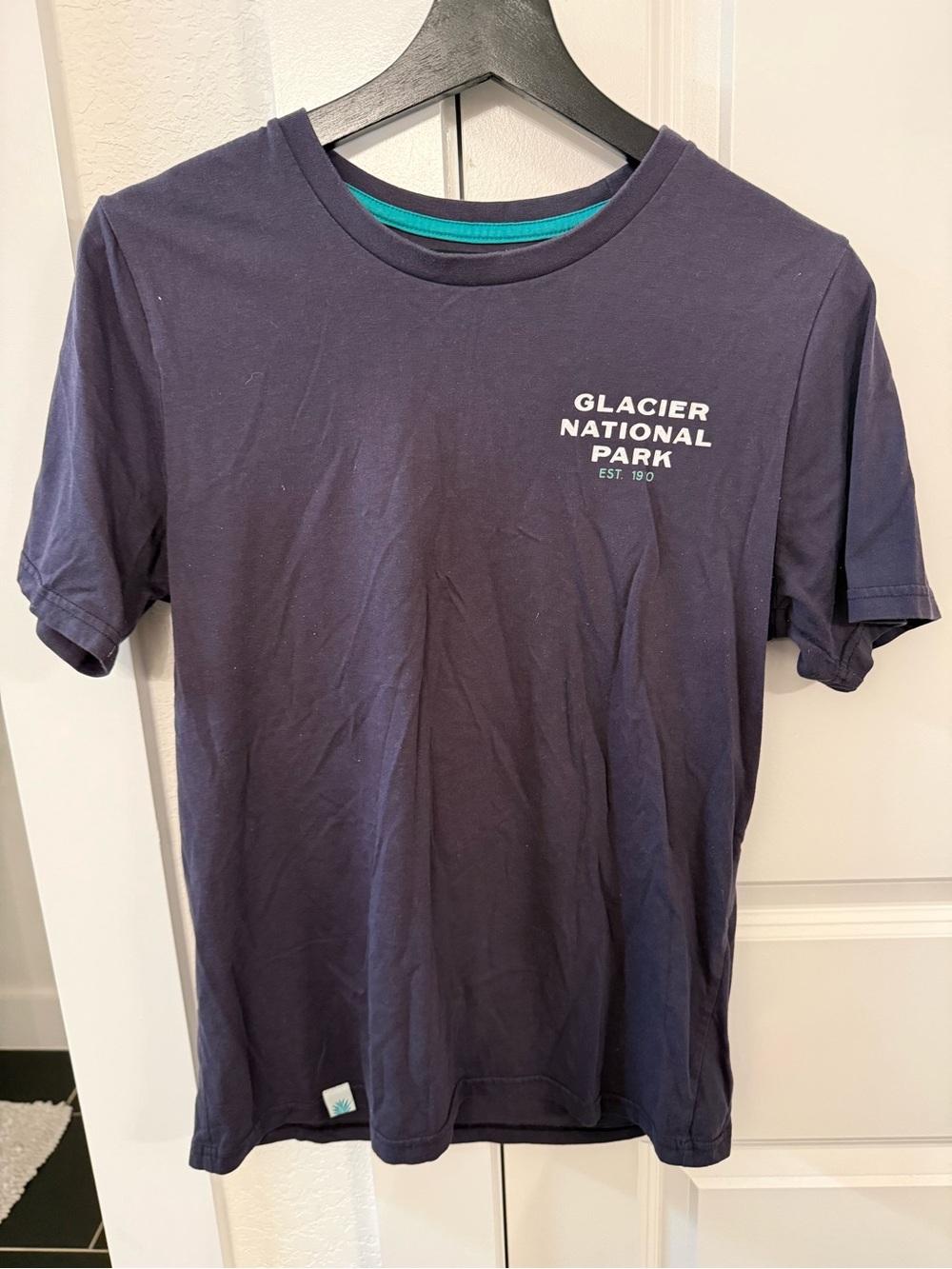Glacier National Park Short Sleeve Tee - Navy